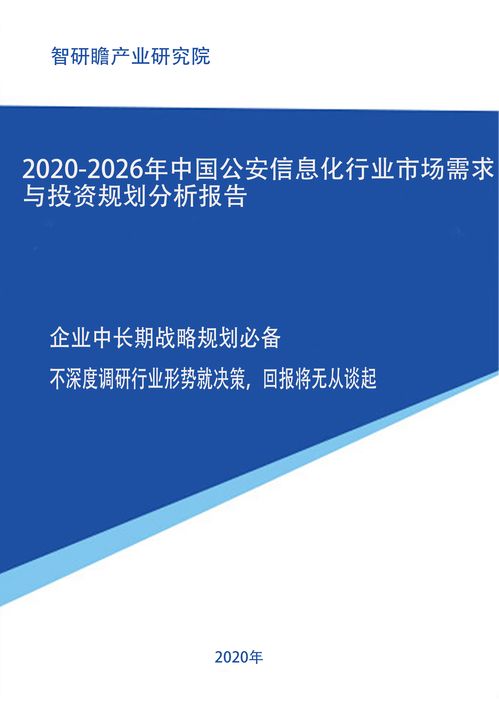 2020 2026年中国公安信息化行业市场需求与投资规划分析报告